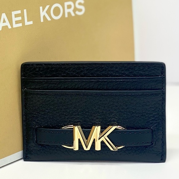 MICHAEL KORS Reed Card Holder Case Wallet Leather - Picture 1 of 10